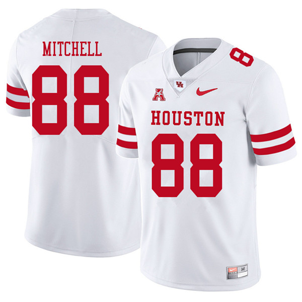 2018 Men #88 Osby Mitchell Houston Cougars College Football Jerseys Sale-White